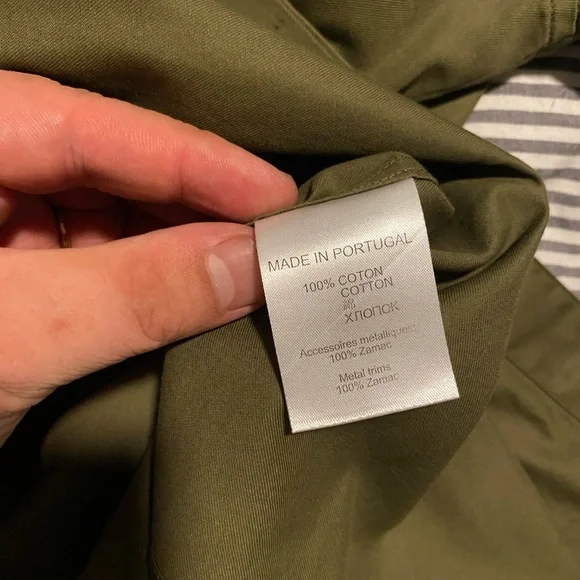 Givenchy Men’s Olive Green Dress Shirt with Metal Details - Picture 6 of 7